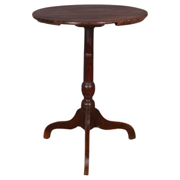 English Oak Tripod Table For Sale at 1stDibs