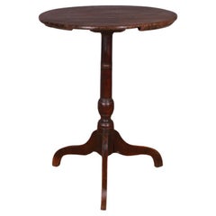 Antique English Oak Tripod Table