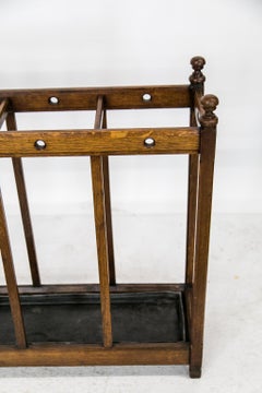 English Oak Umbrella Stand
