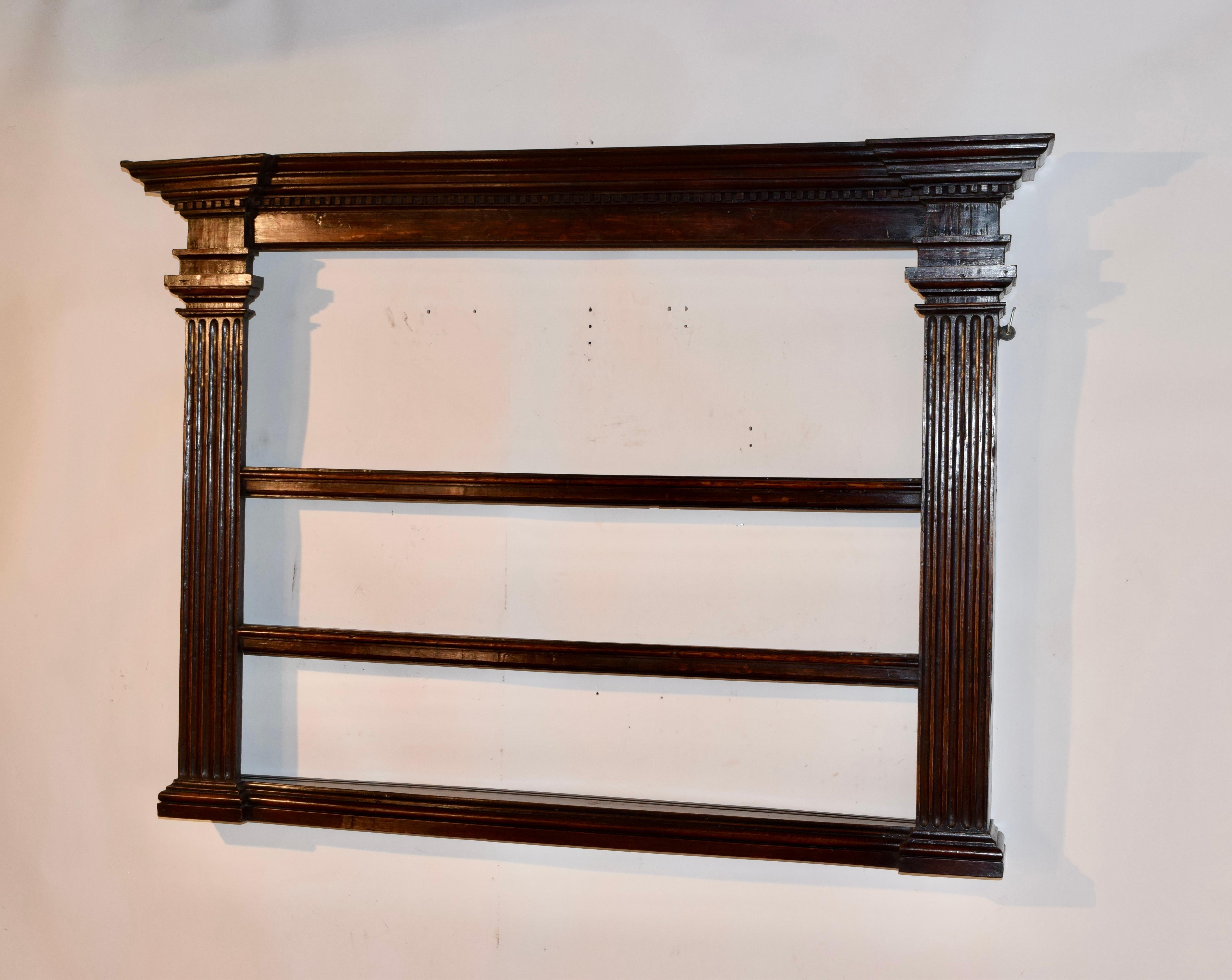English Oak Wall Shelf, Circa 1790-1810  For Sale 1