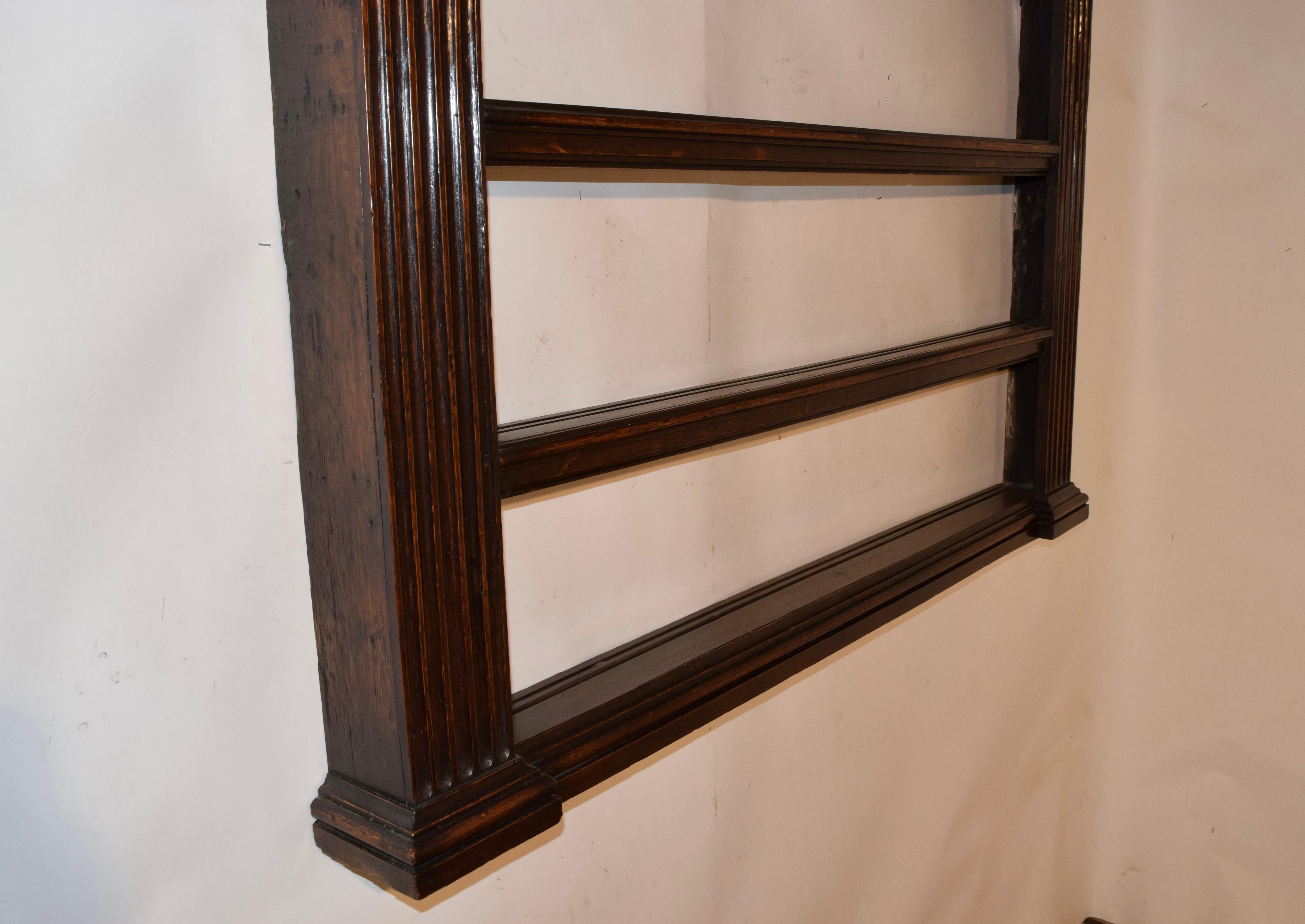English Oak Wall Shelf, Circa 1790-1810  For Sale 2