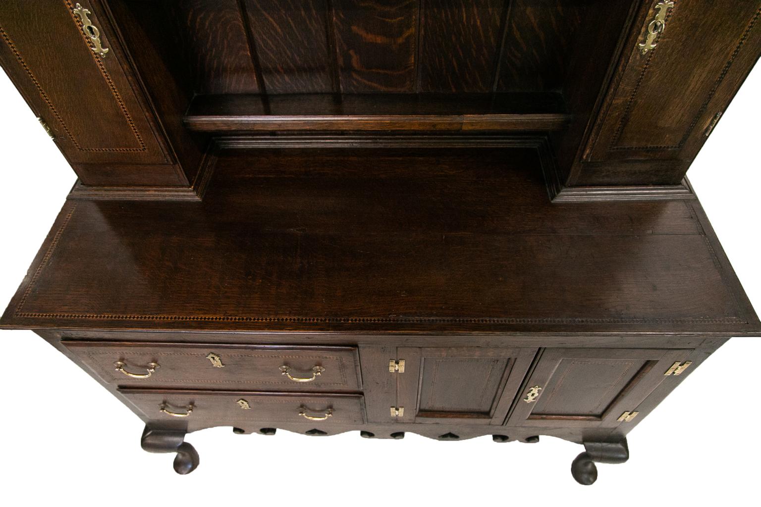 English Oak Welsh Dresser In Good Condition For Sale In Wilson, NC