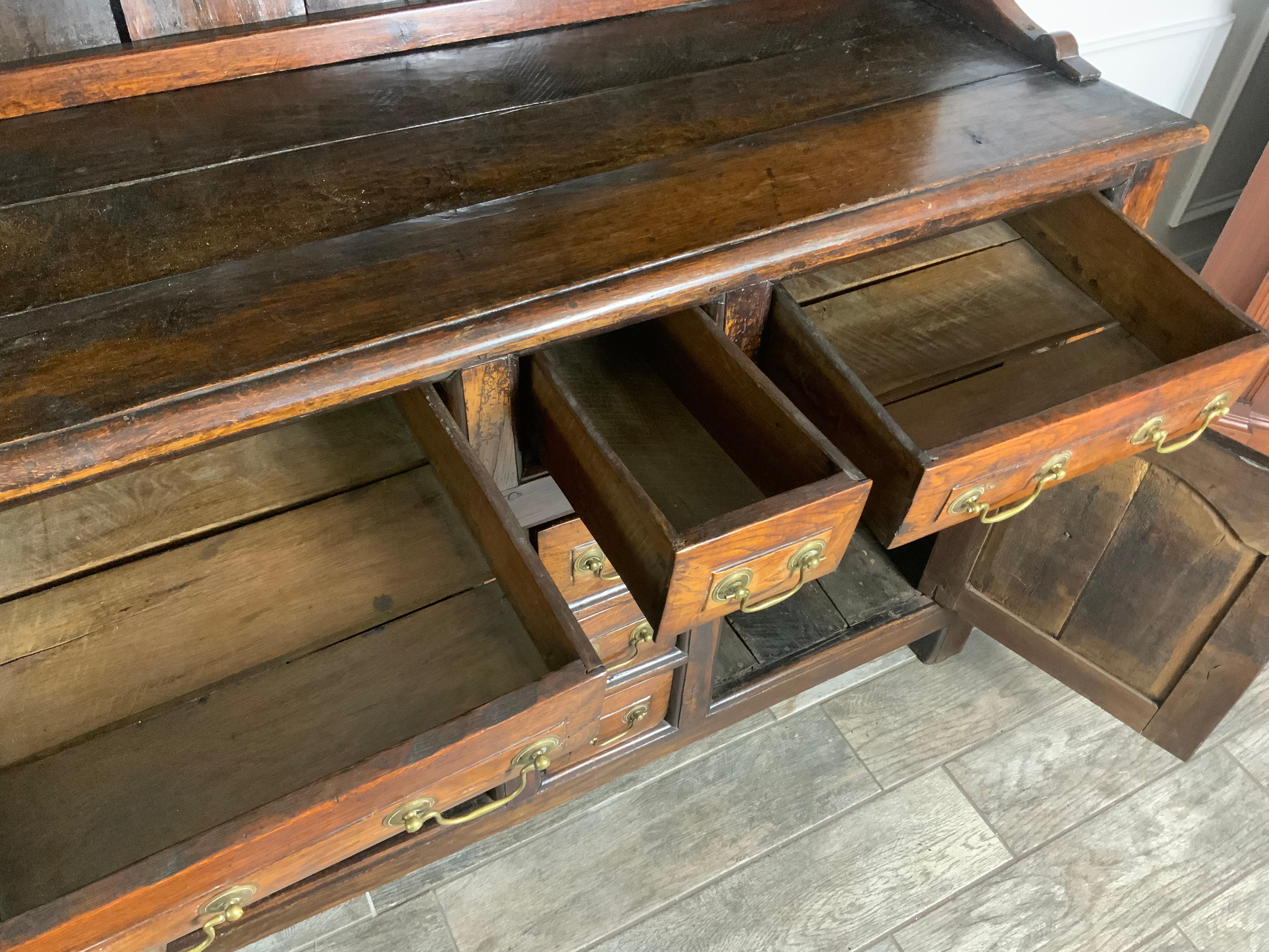 English Oak Welsh Dresser 1