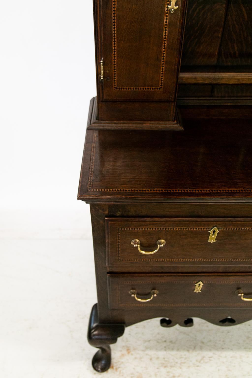 Late 19th Century English Oak Welsh Dresser For Sale