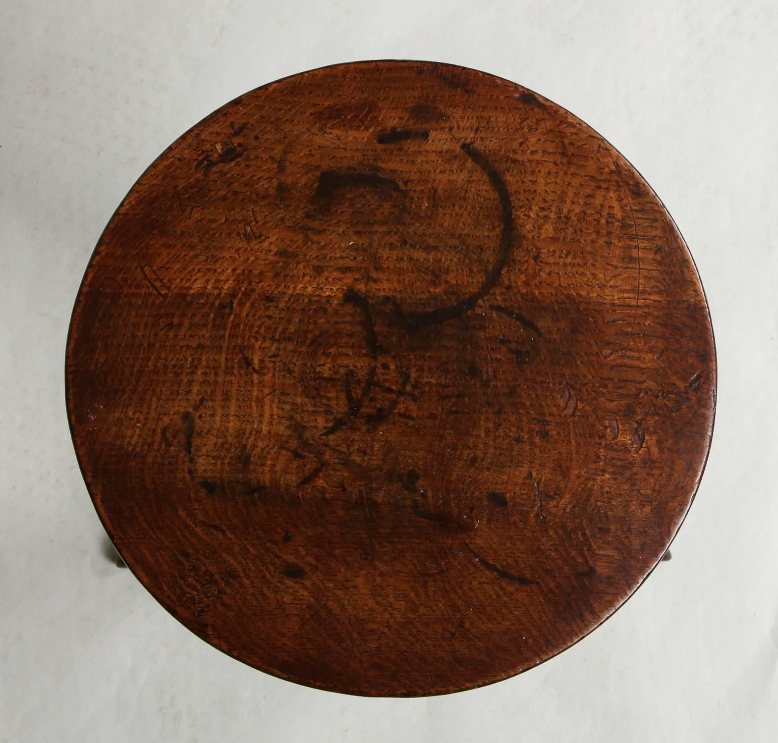 18th Century English Oak Wine Table