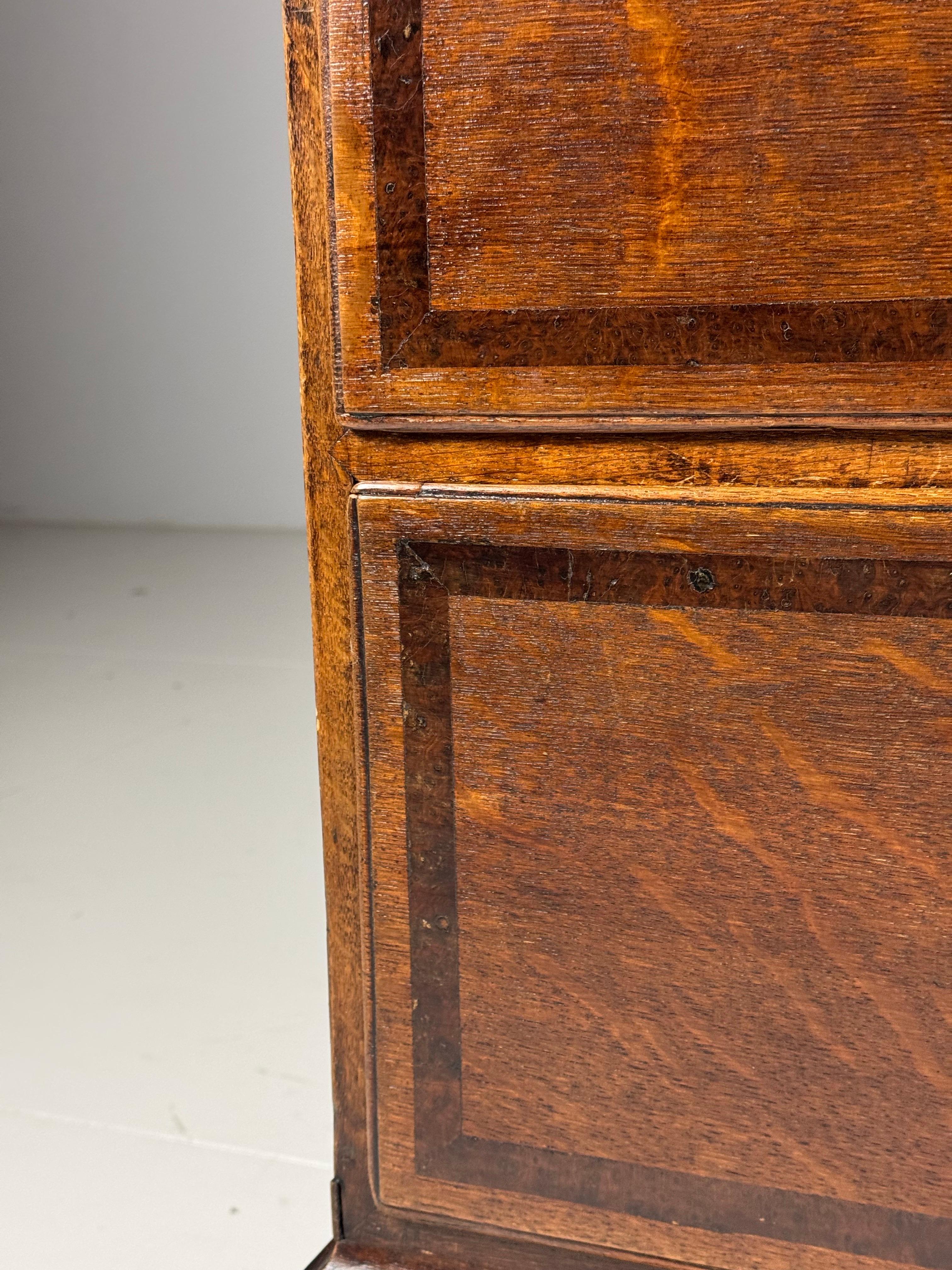 Tallboy inglese in legno di Oak del XIX secolo in vendita 2