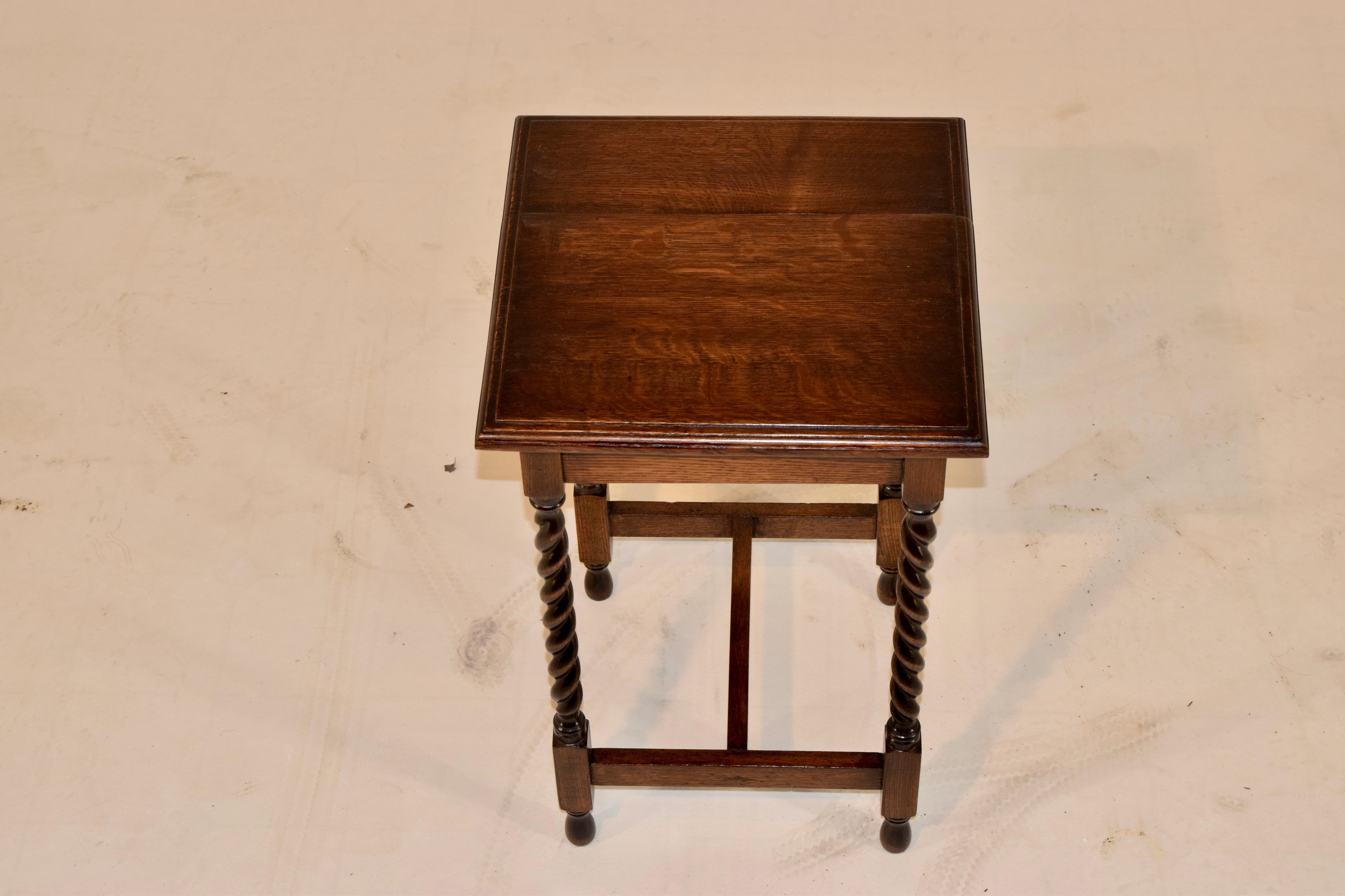 Oak English Occasional Table, circa 1900 For Sale
