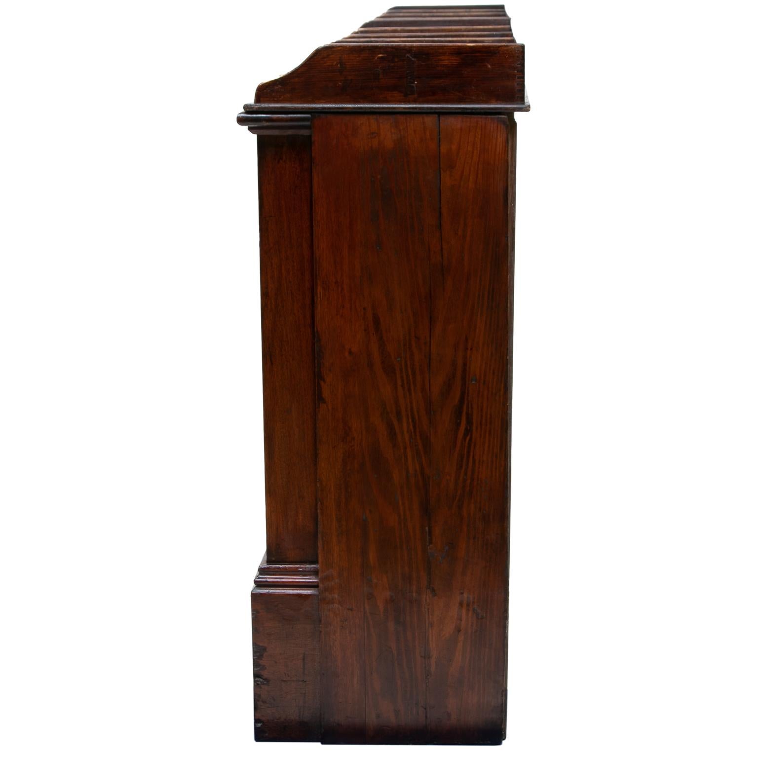 Armoire de bureau ou de magasin anglaise, vers 1910 Bon état - En vente à Hixson, TN