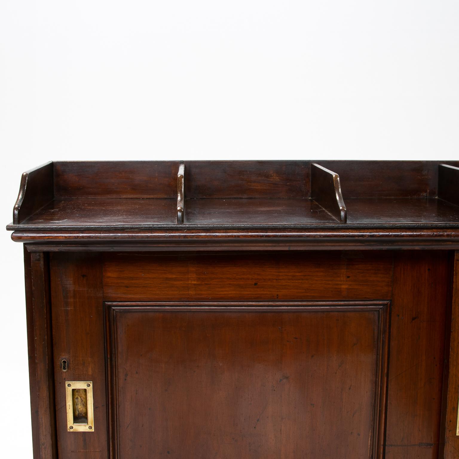 English Office Cabinet or Shops Cabinet, circa 1910 For Sale 1