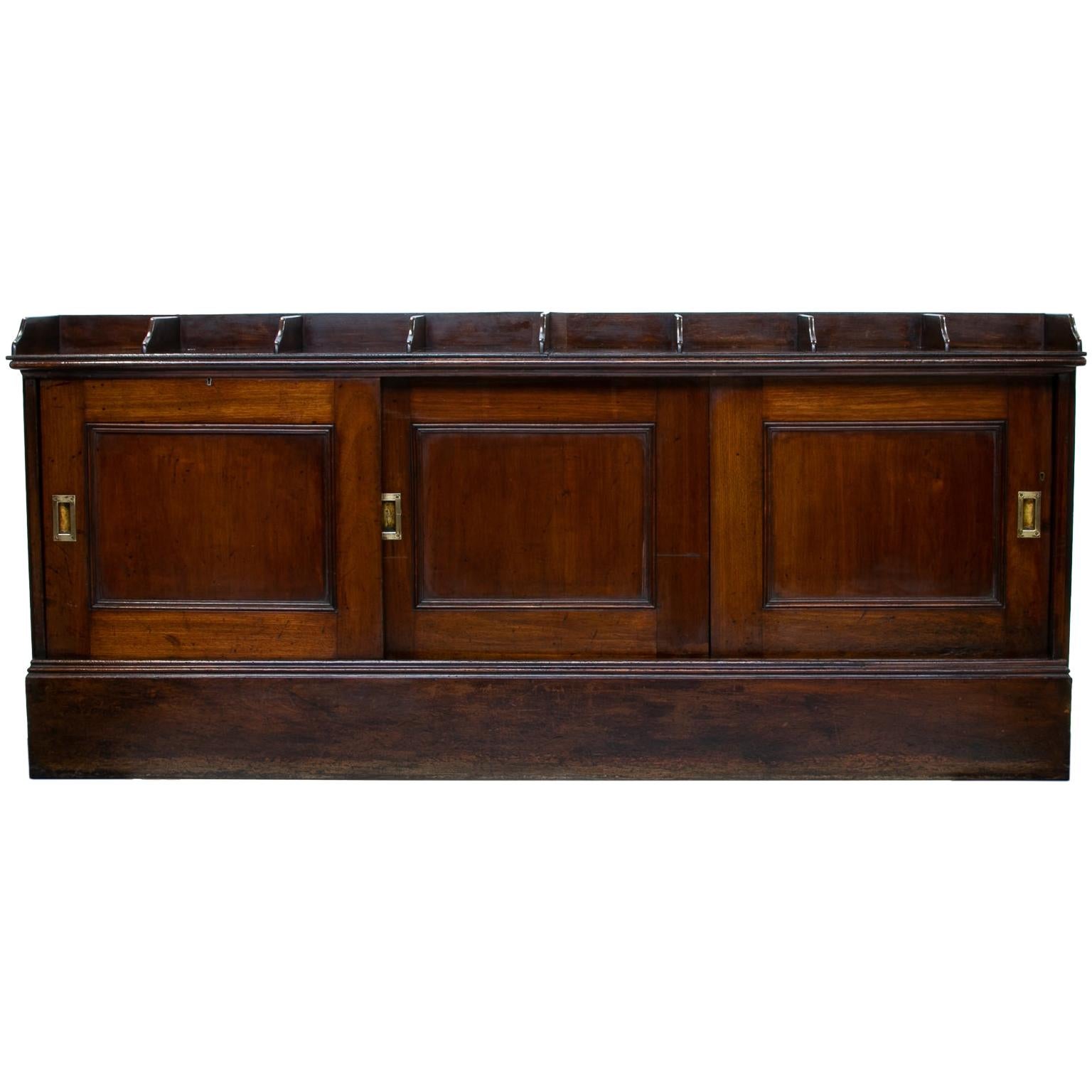 English Office Cabinet or Shops Cabinet, circa 1910 For Sale