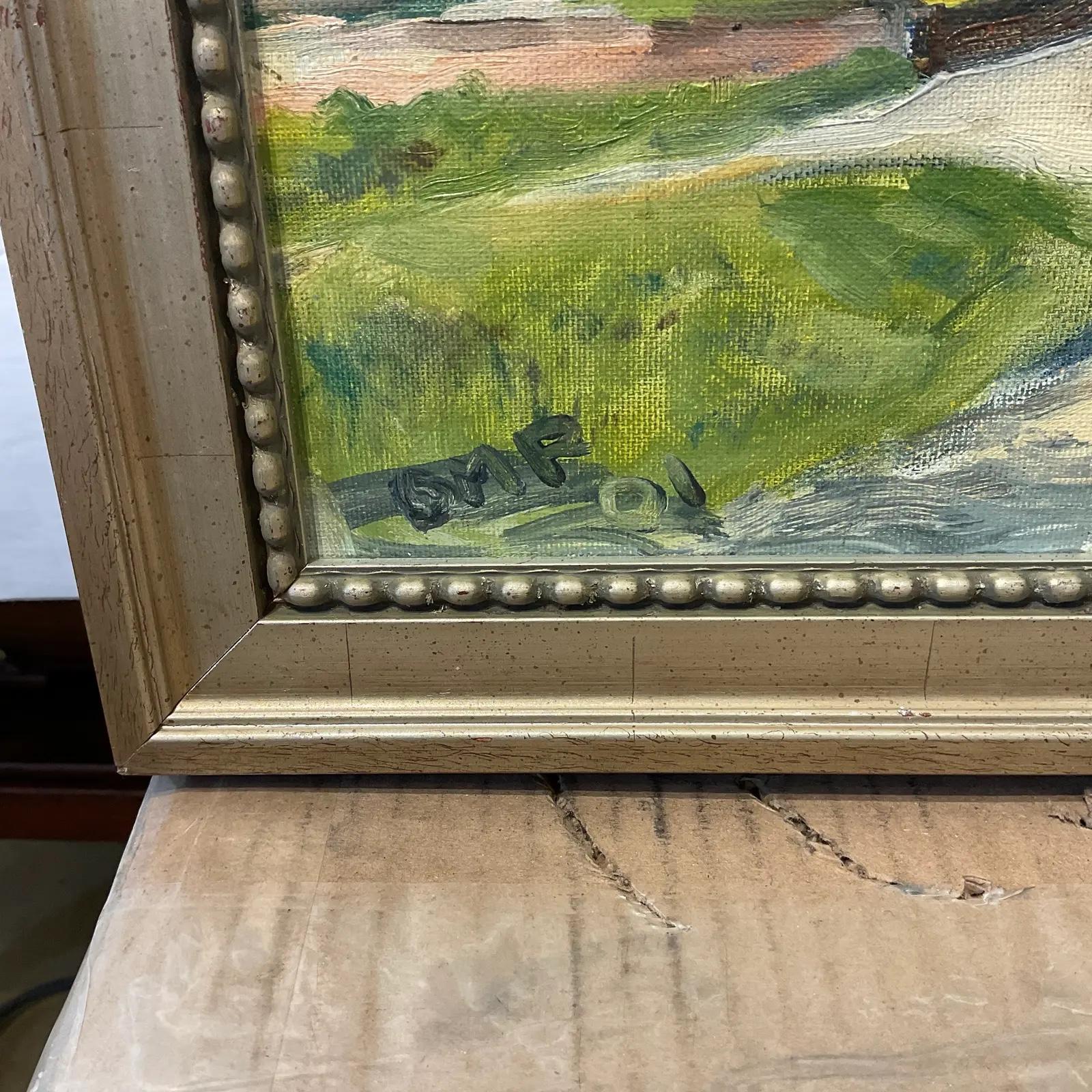 English Oil Painting In Excellent Condition For Sale In Nashville, TN