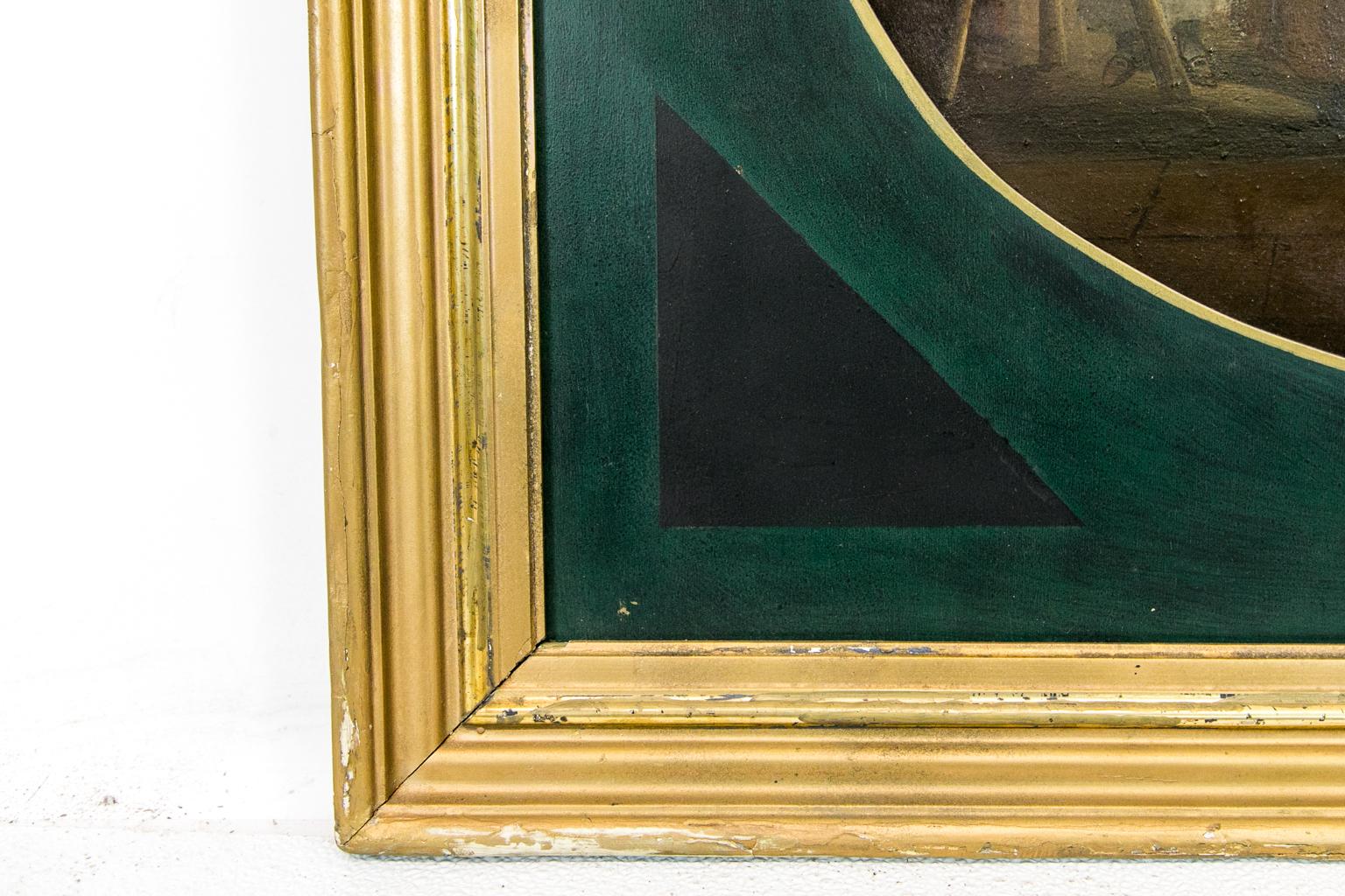 English Oil Painting on Tin 2