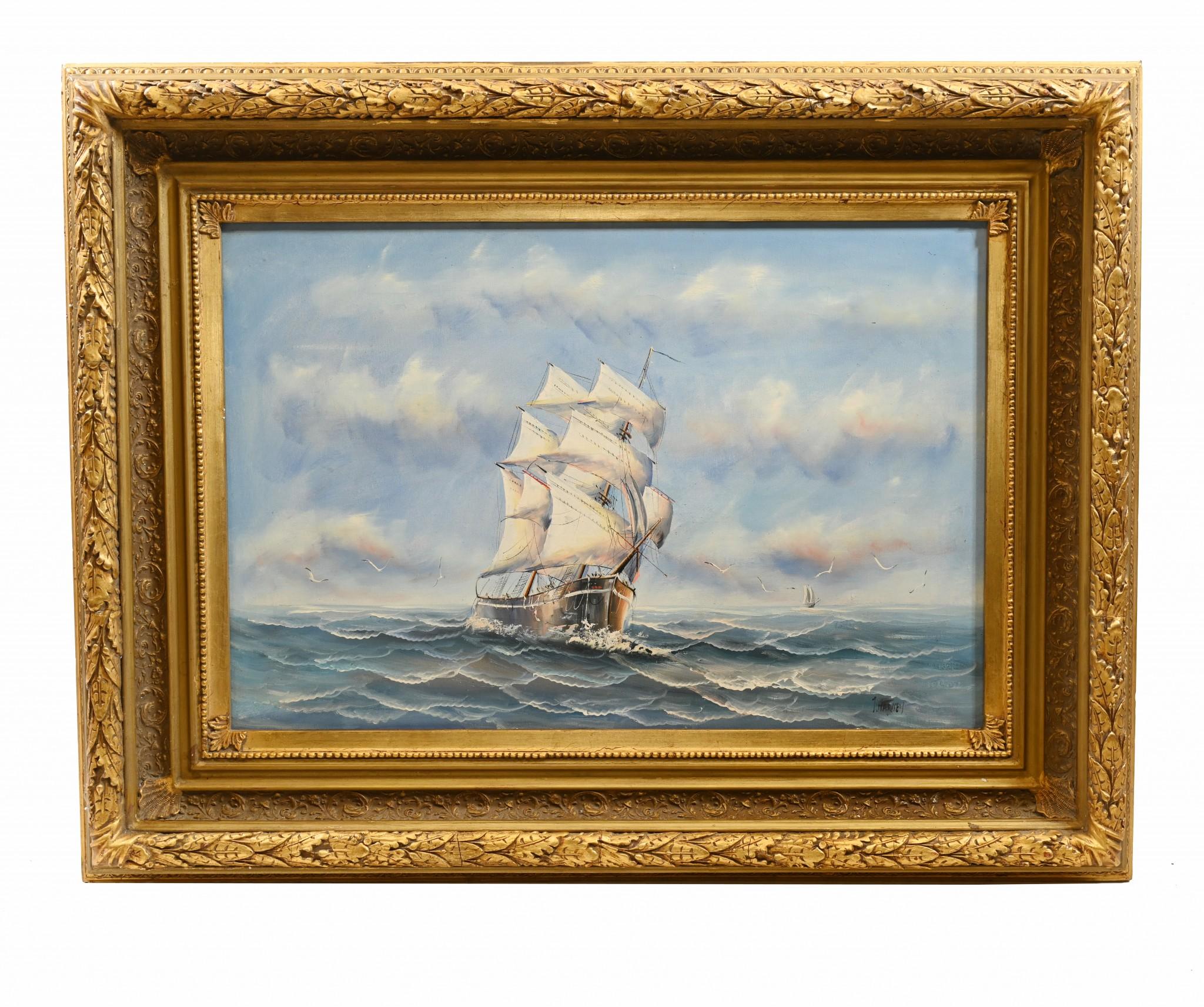 peintre anglais bateau