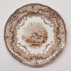 Continental Views Dishes by Copeland & Garrett, England, 1845