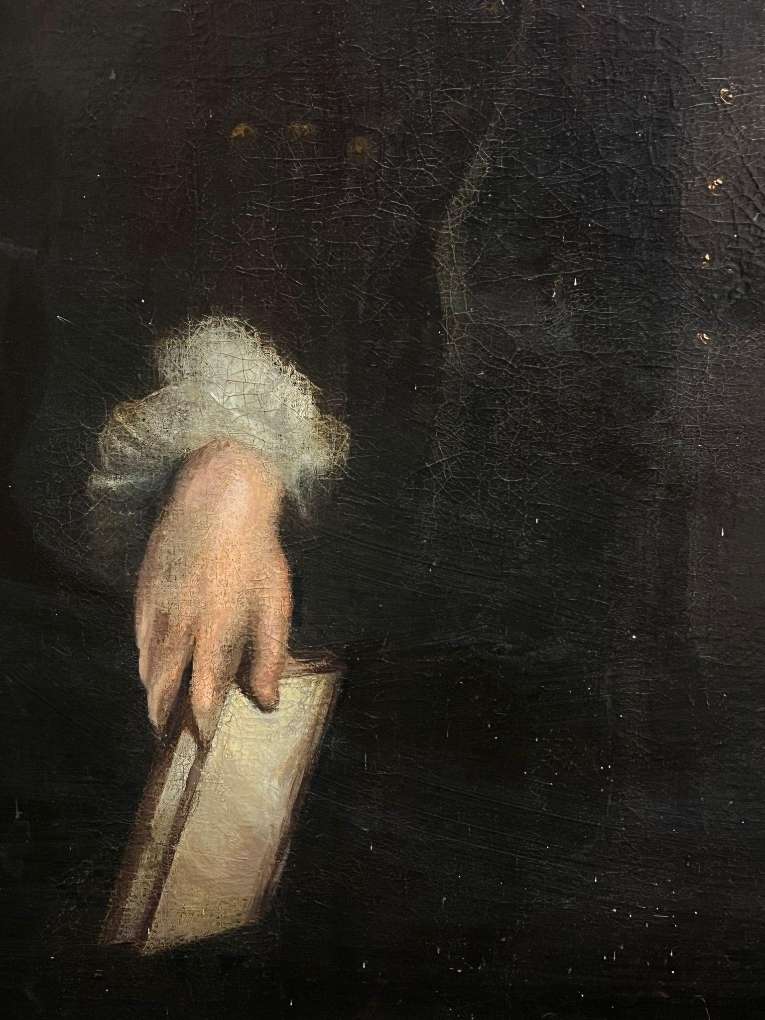Porträt eines aristokratischen Gentleman
Britischer Künstler, erste Hälfte 18. Jahrhundert
Öl auf Leinwand, ungerahmt
Leinwand: 50 x 40 Zoll
Provenienz: Privatsammlung, Dorset, England
Zustand: einige kleinere Oberflächenabschürfungen, aber