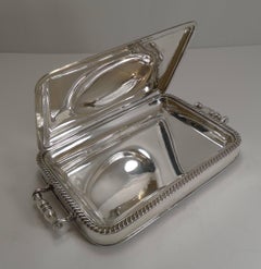 English Old Sheffield Plate Entree / Chafing / Warming Dish, circa 1830