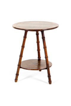 English Olive Wood Occasional Table by William Gerrard of Lyndhurst
