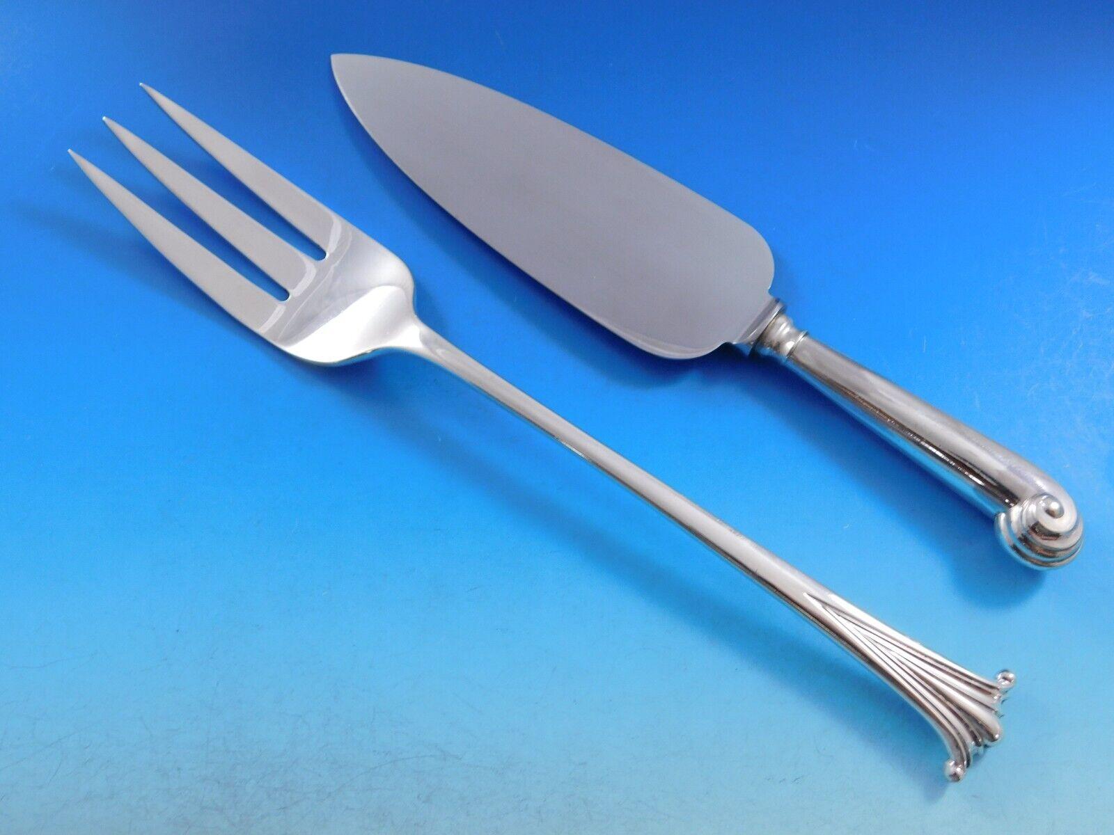 English Onslow by Worcester Sterling Silver Flatware Set for 12 Service 58 pcs 3