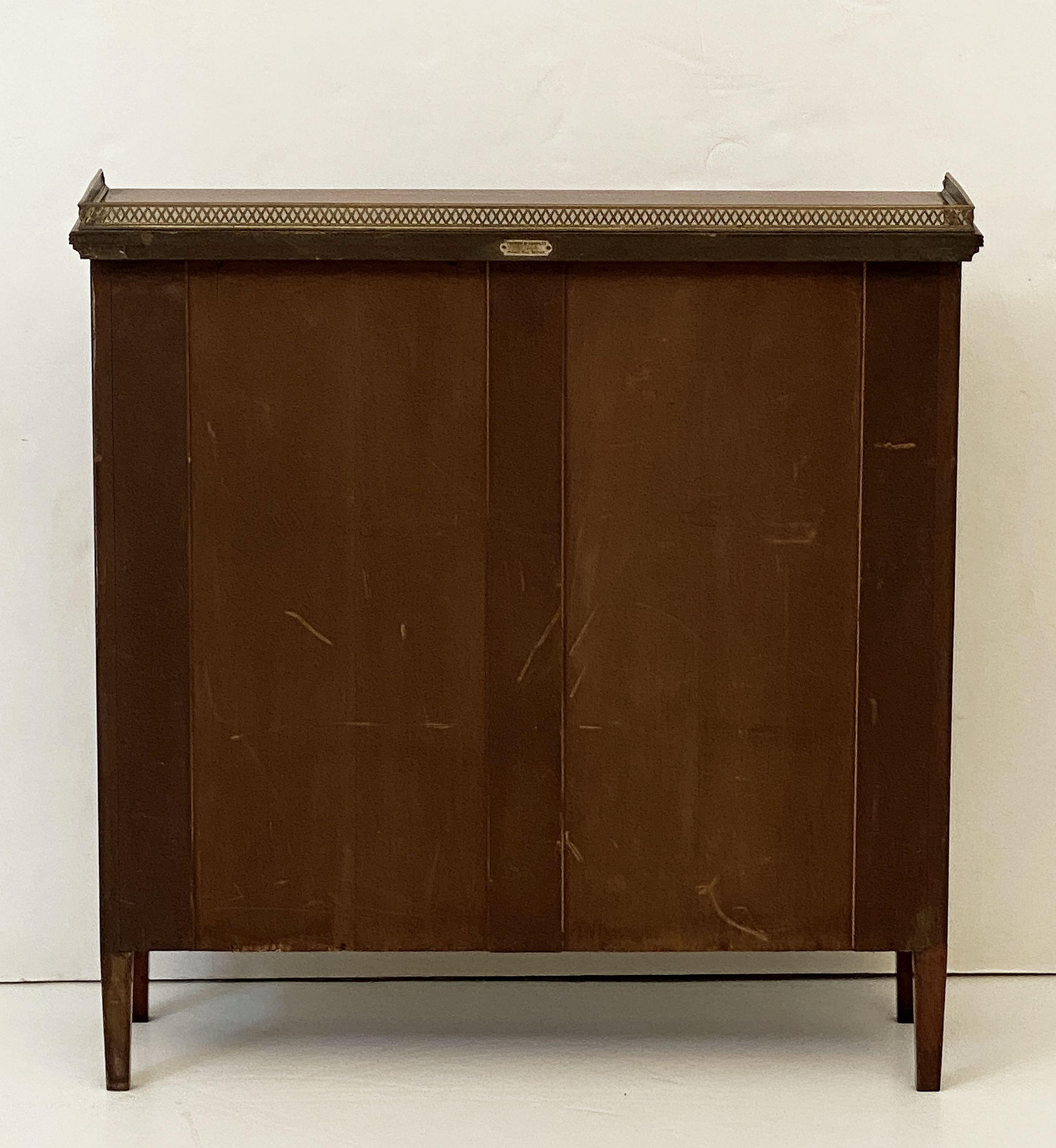 English Open Bookcase of Inlaid Mahogany from the Edwardian Period 14