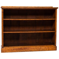English Open Front Bookcase