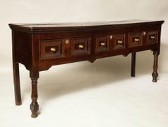 Fine Welsh 17th c. Three Drawer Server