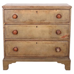English Original Painted Chest of Drawers