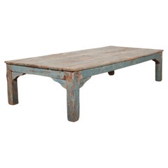 Antique English Original Painted Coffee Table