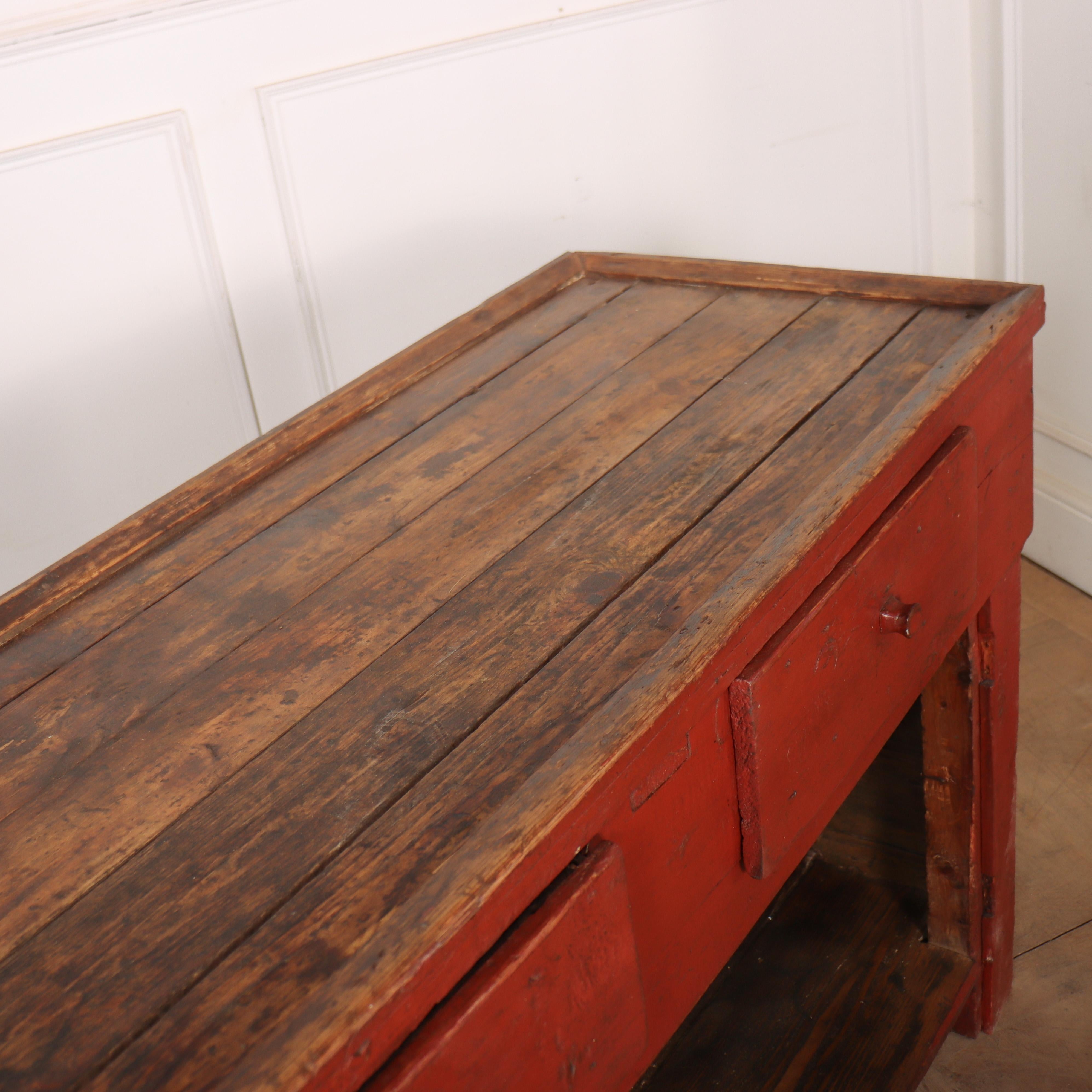 English Original Painted Dresser Base 2