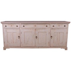 English Original Painted Dresser Base