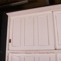 English Original Painted Housekeepers Cupboard