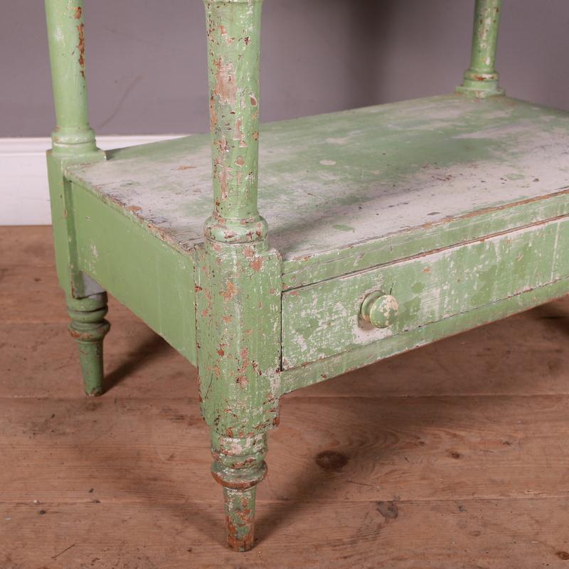 English Original Painted Side Table In Good Condition In Leamington Spa, Warwickshire