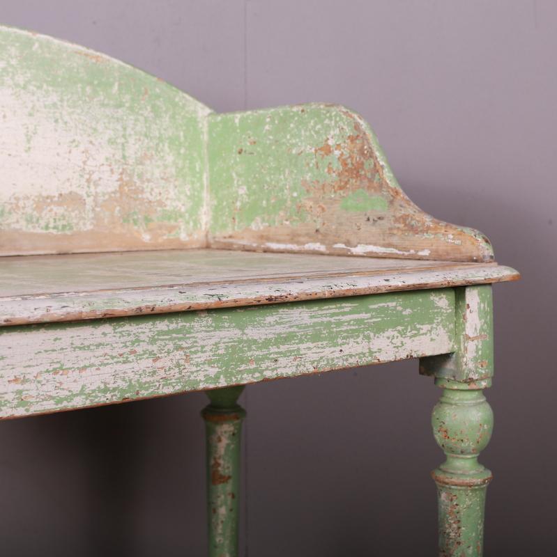 19th Century English Original Painted Side Table