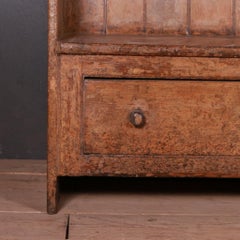 English Original Painted Tavern Settle