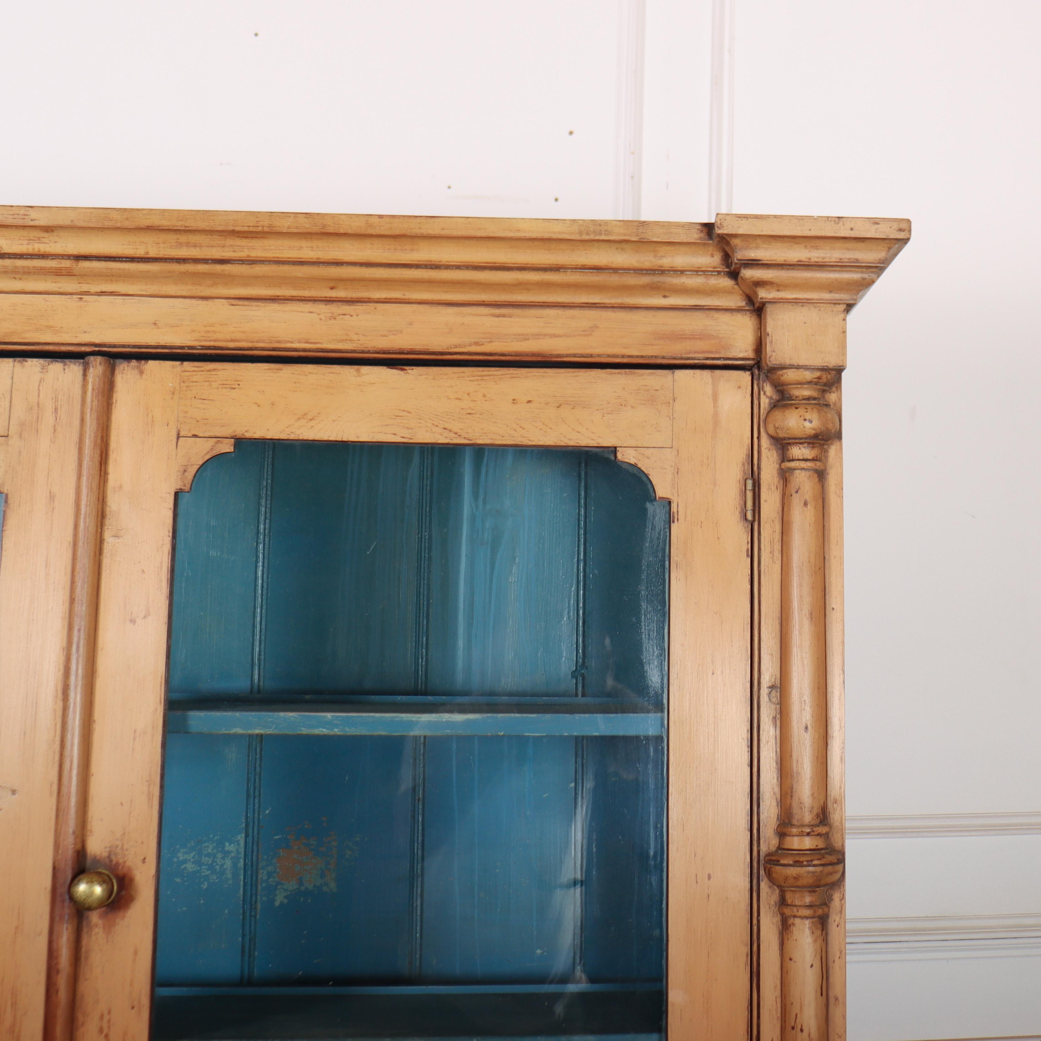 Victorian English Original Painted West Country Dresser For Sale