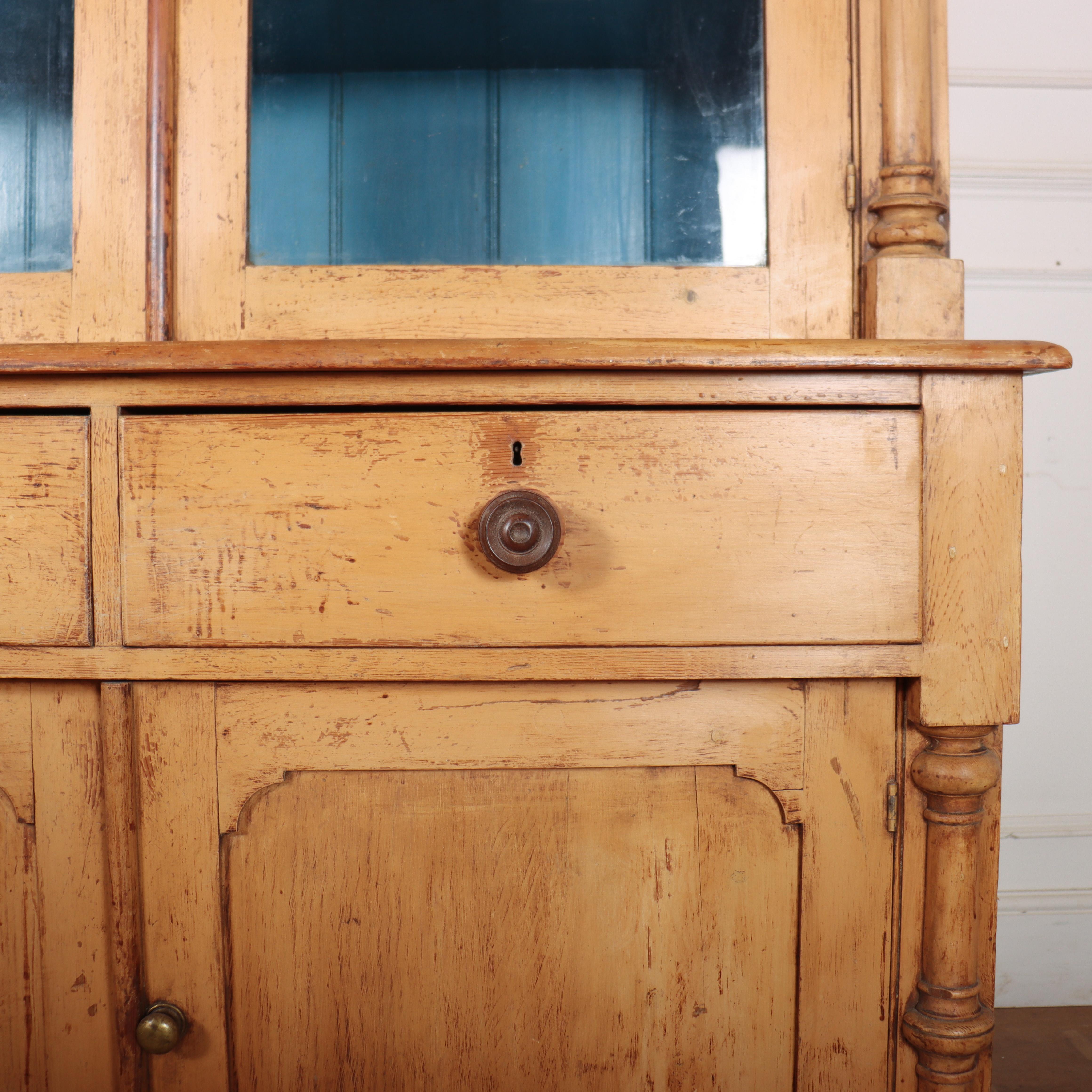 19th Century English Original Painted West Country Dresser For Sale