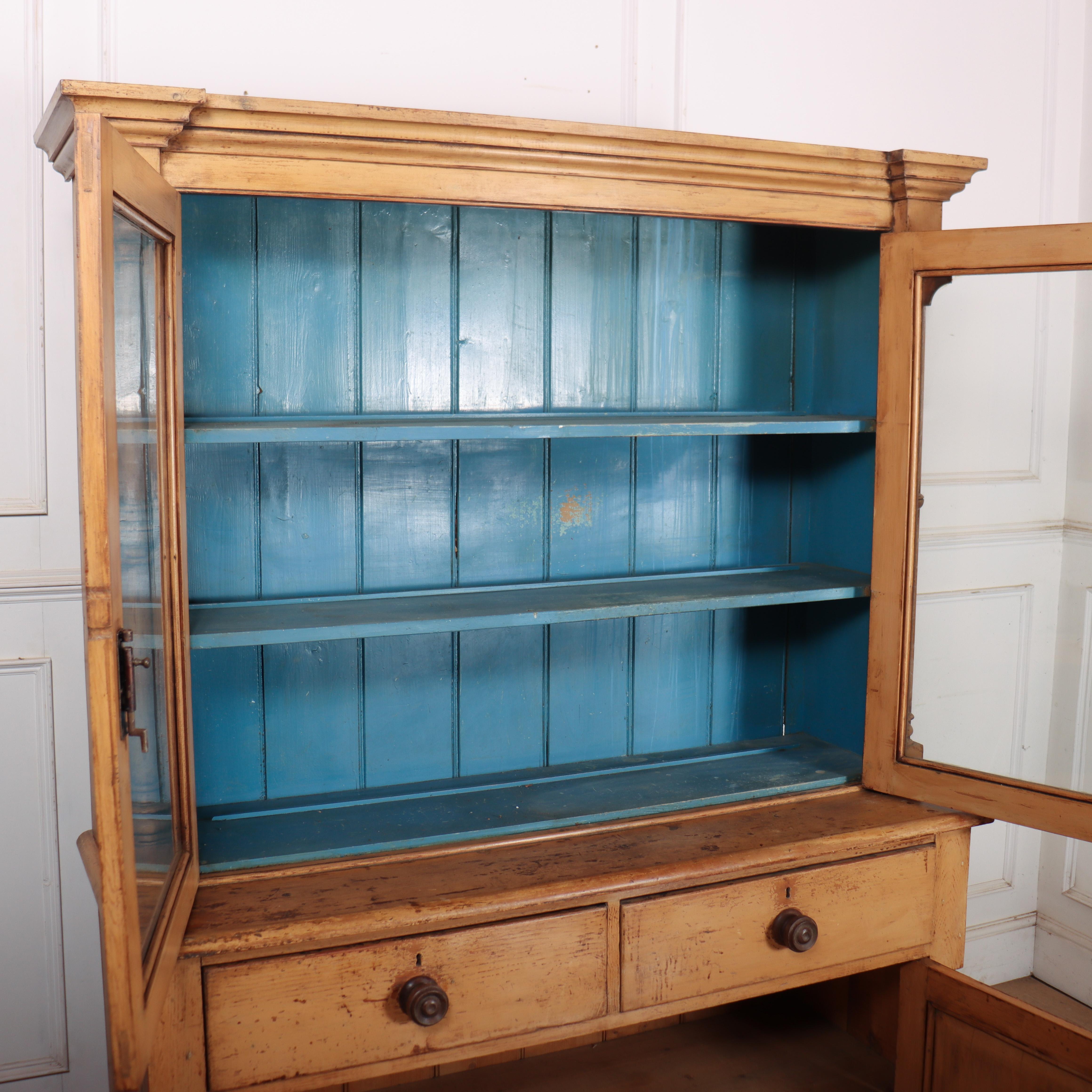 English Original Painted West Country Dresser For Sale 1