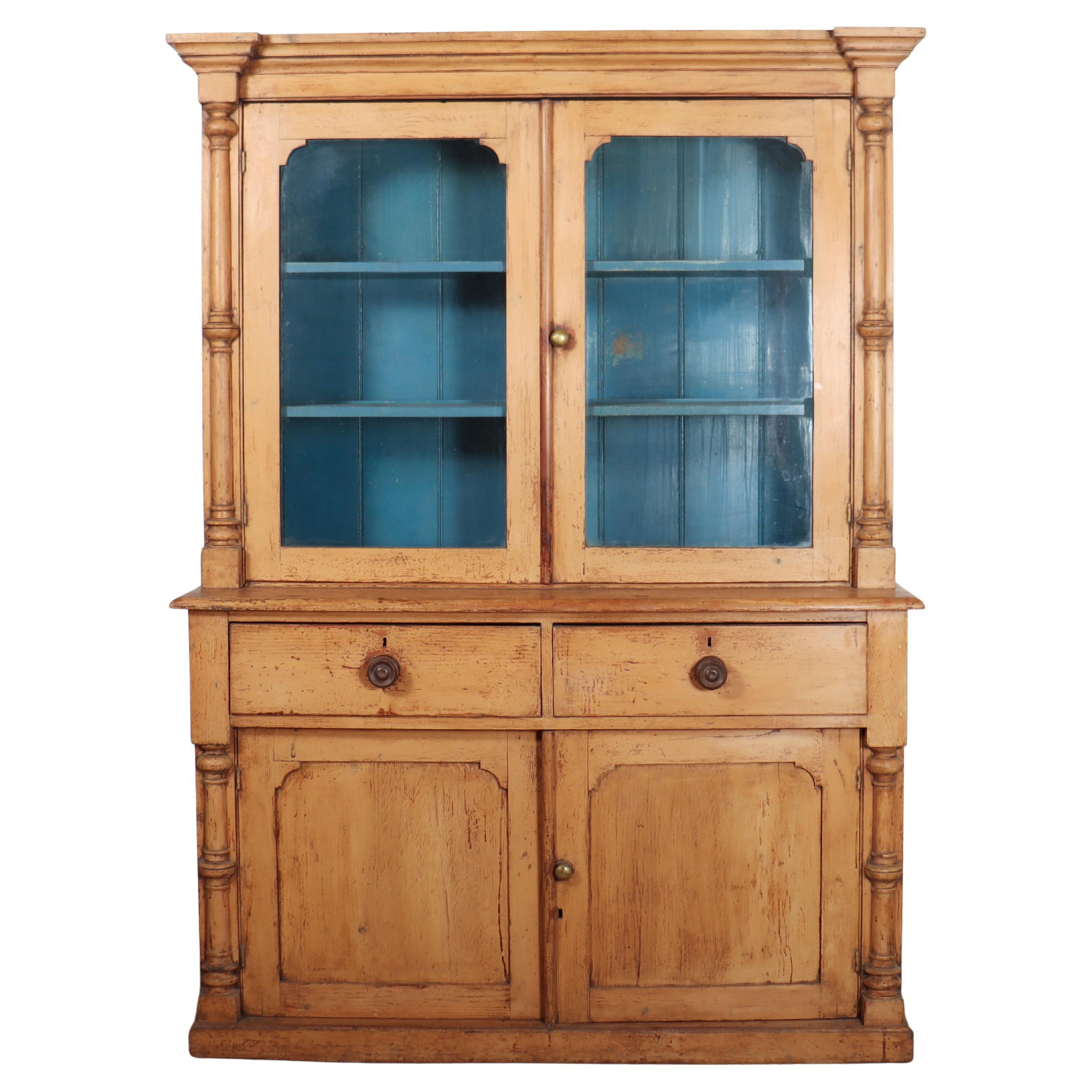 English Original Painted West Country Dresser For Sale