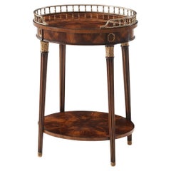 English Oval Accent Table