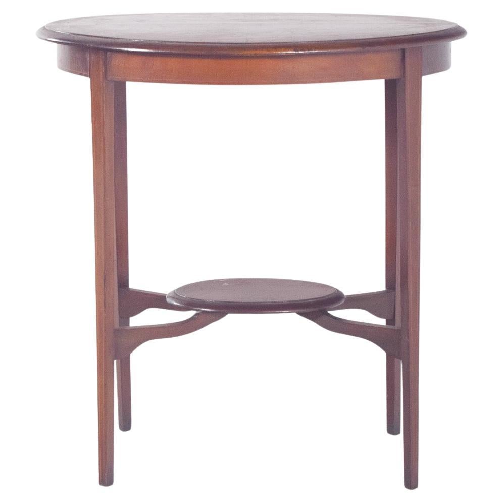English Oval Coffee Table in Wood