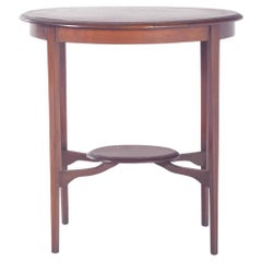 English Oval Coffee Table in Wood