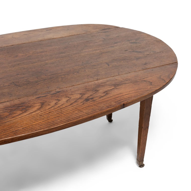 English Oval Drop Leaf Table, c. 1875 at 1stDibs