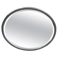 Specchio con cornice ovale inglese