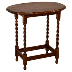 English Oval Occasional Table, c. 1900