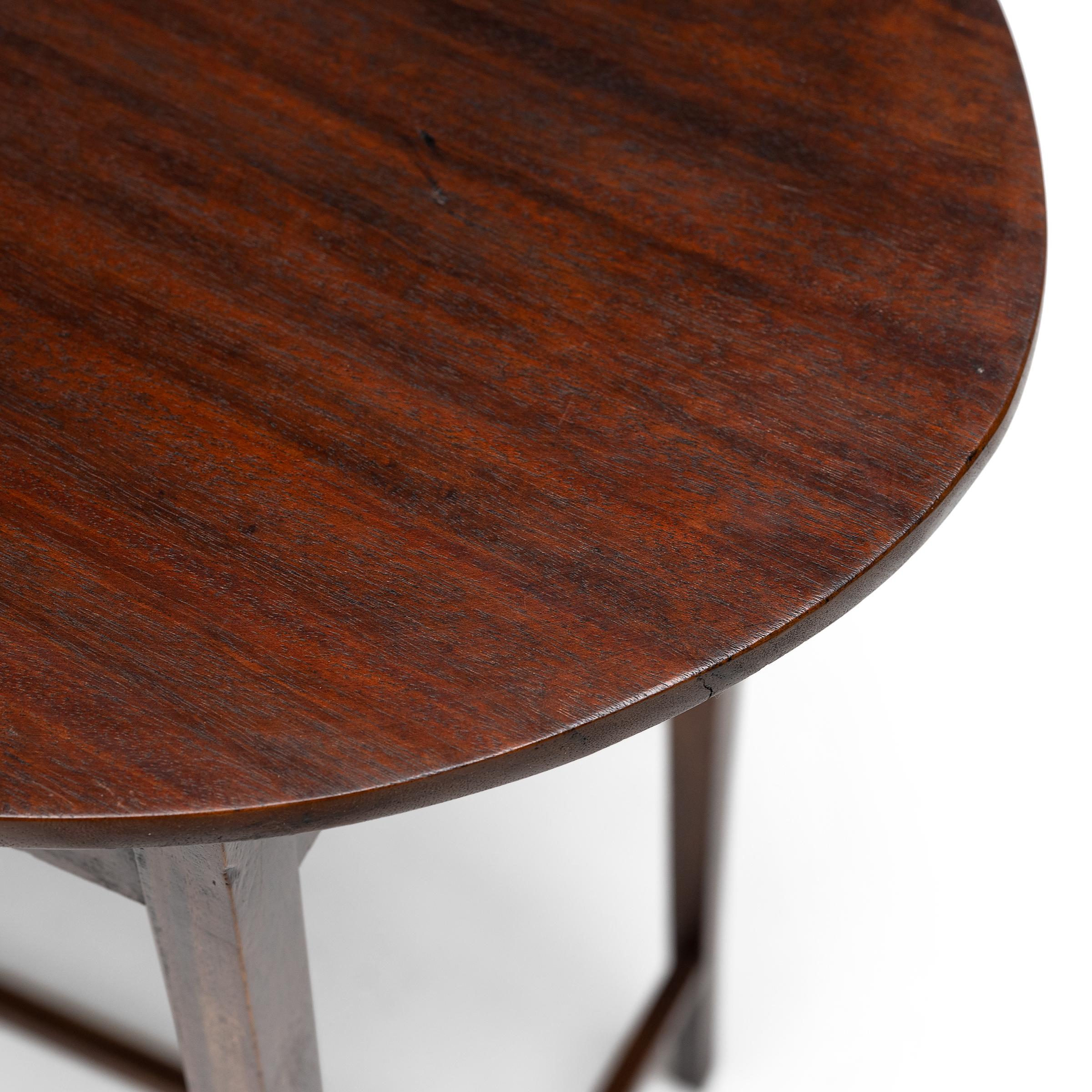 19th Century English Oval Side Table For Sale