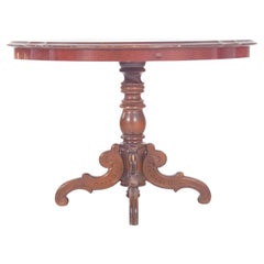 English Oval Wood Coffee Table