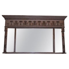 Antique English Over Mantel Mirror