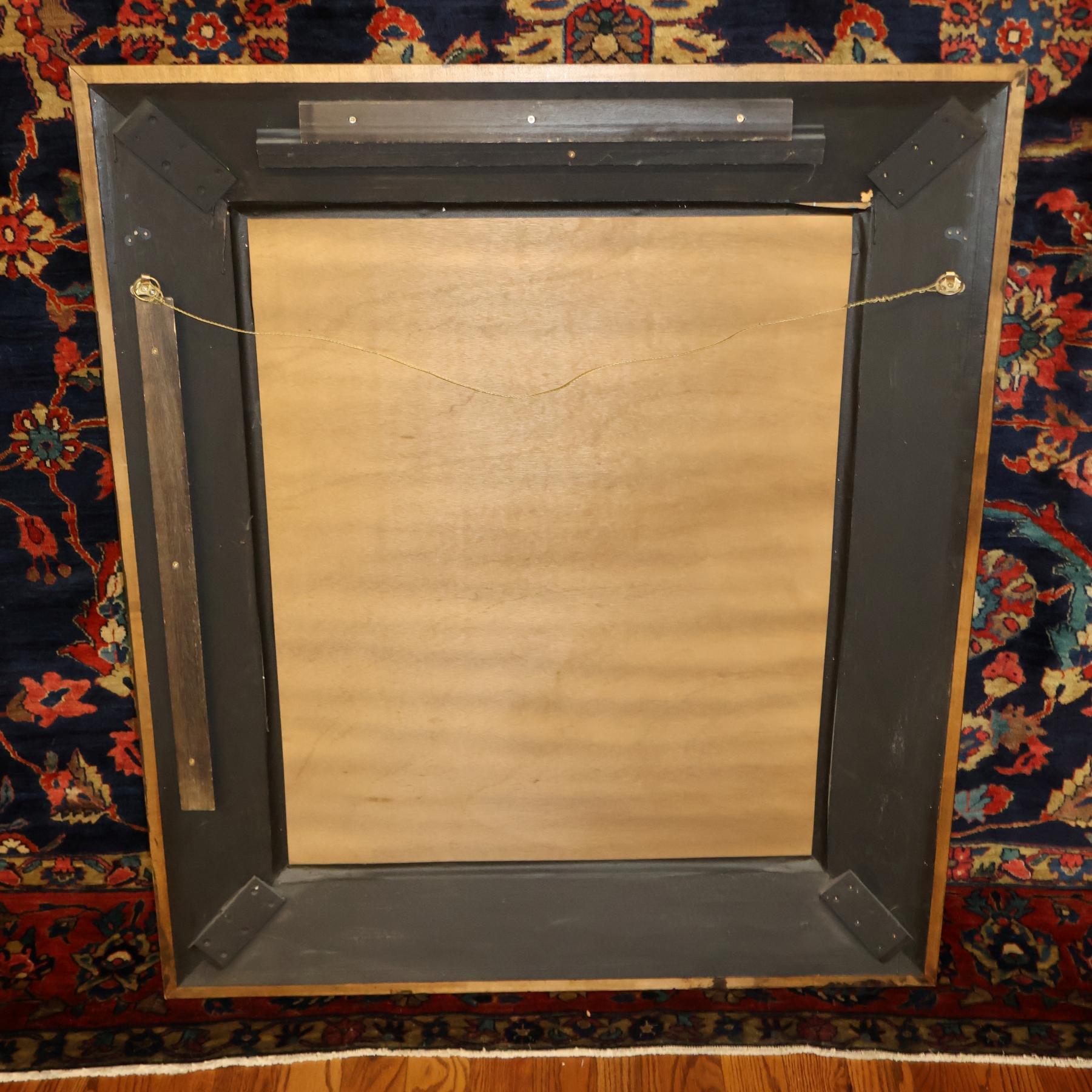 Specchio da parete Oyster Wood tradizionale 42 X 48 in vendita 3