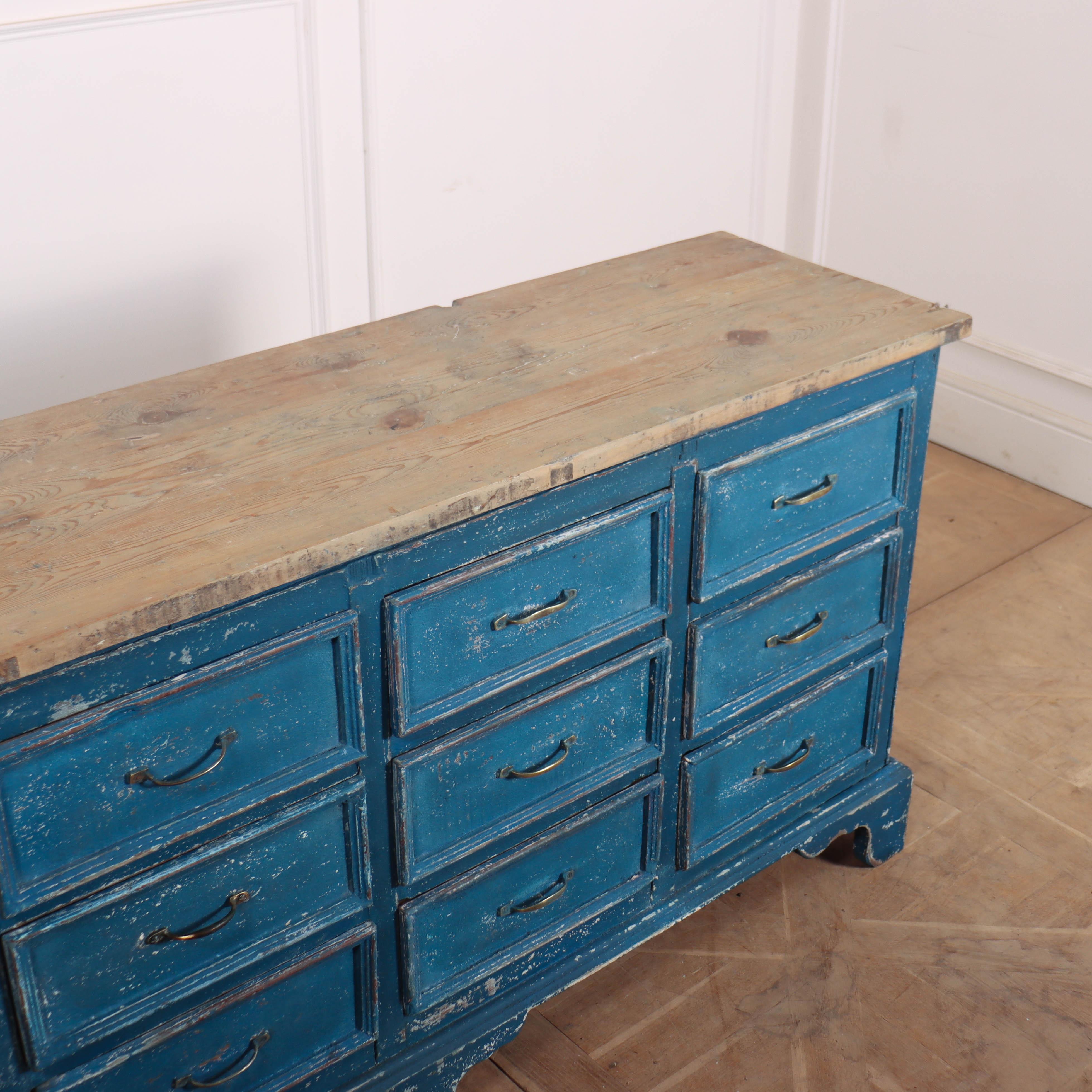 English Painted Base of Drawers For Sale 4
