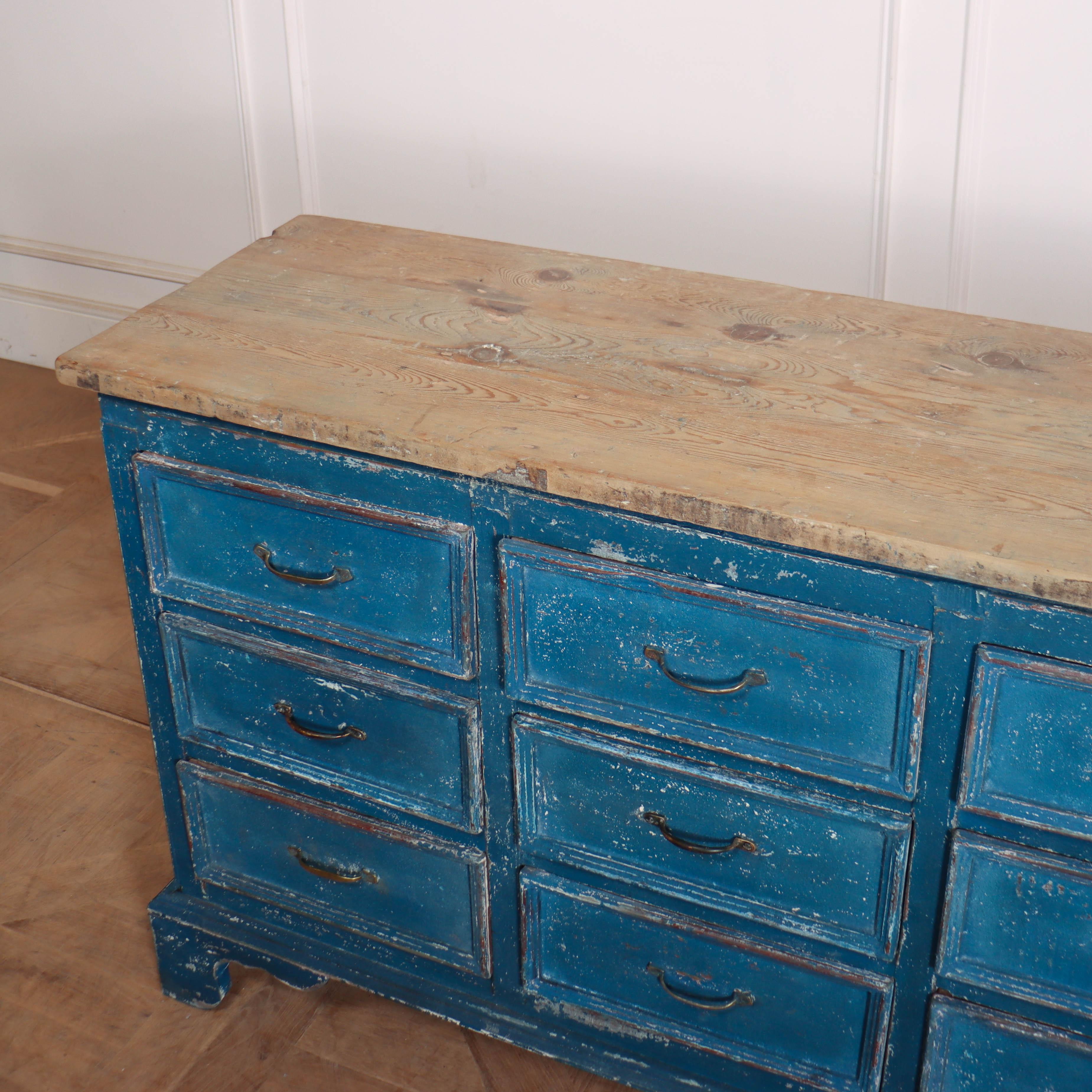 English Painted Base of Drawers For Sale 3