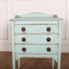 English Painted Bedside Cabinet